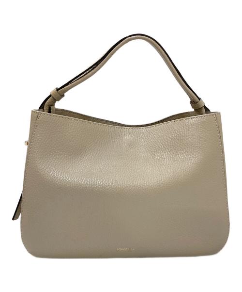 LORISTELLA（ロリステッラ）LORISTELLA (ロリステッラ) 2WAYレザーショルダーバッグ ベージュの古着・服飾アイテム