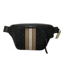 COACH（コーチ）の古着「トンプソン ベルト ウエストバッグ」｜ブラック