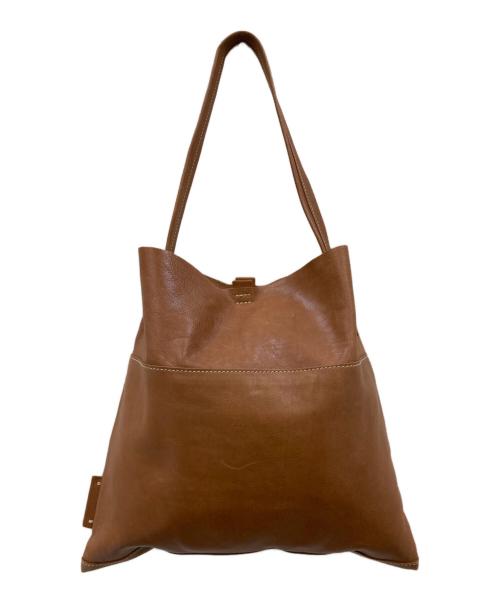 genten（ゲンテン）genten (ゲンテン) レザーワンショルダーバッグ ブラウンの古着・服飾アイテム