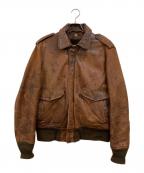 Schottショット）の古着「80's A-2タイプ レザージャケット」｜ブラウン