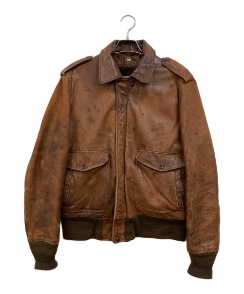 Schott（ショット）Schott (ショット) 80's A-2タイプ レザージャケット ブラウン サイズ:40の古着・服飾アイテム