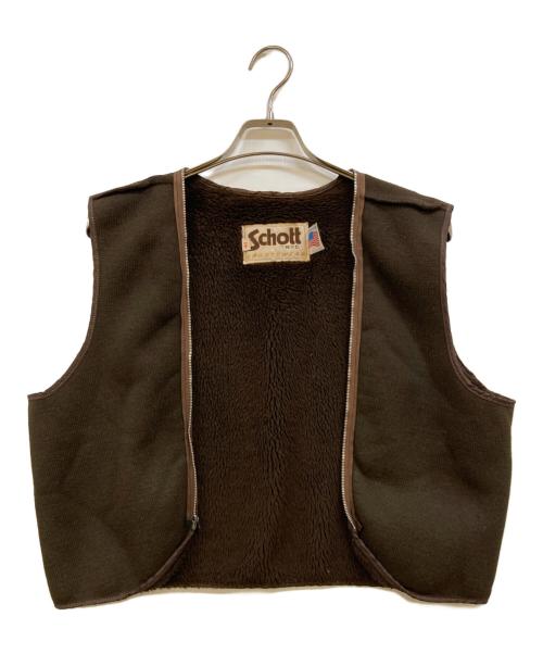 Schott（ショット）Schott (ショット) 80's A-2タイプ レザージャケット ブラウン サイズ:40の古着・服飾アイテム