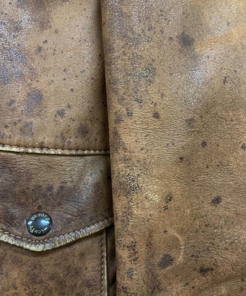 Schott（ショット）Schott (ショット) 80's A-2タイプ レザージャケット ブラウン サイズ:40の古着・服飾アイテム