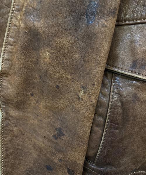 Schott（ショット）Schott (ショット) 80's A-2タイプ レザージャケット ブラウン サイズ:40の古着・服飾アイテム