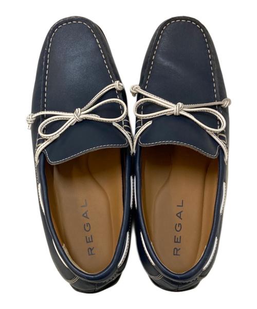 REGAL（リーガル）REGAL (リーガル) デッキシューズ ブルー サイズ:26㎝の古着・服飾アイテム