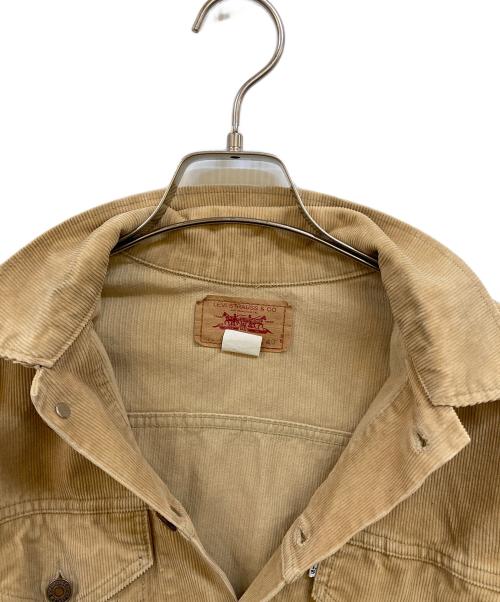 LEVI'S（リーバイス）LEVI'S (リーバイス) コーデュロイ トラッカージャケット ベージュ サイズ:40の古着・服飾アイテム