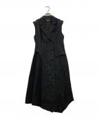 UNITED TOKYOユナイテッドトーキョー）の古着「カットワークベストワンピース」｜ブラック