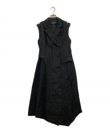 UNITED TOKYO（ユナイテッドトーキョー）の古着「カットワークベストワンピース」｜ブラック