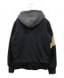 DIESEL (ディーゼル) ボアフリースフーデッドジャケット ブラック×ホワイト サイズ:XXS：8000円