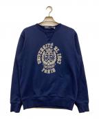 POLO RALPH LAURENポロ・ラルフローレン）の古着「プリントスウェット」｜ネイビー
