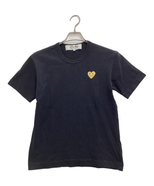 PLAY COMME des GARCONS（プレイコムデギャルソン）PLAY COMME des GARCONS (プレイコムデギャルソン) ハートロゴTシャツ ブラック サイズ:Sの古着・服飾アイテム