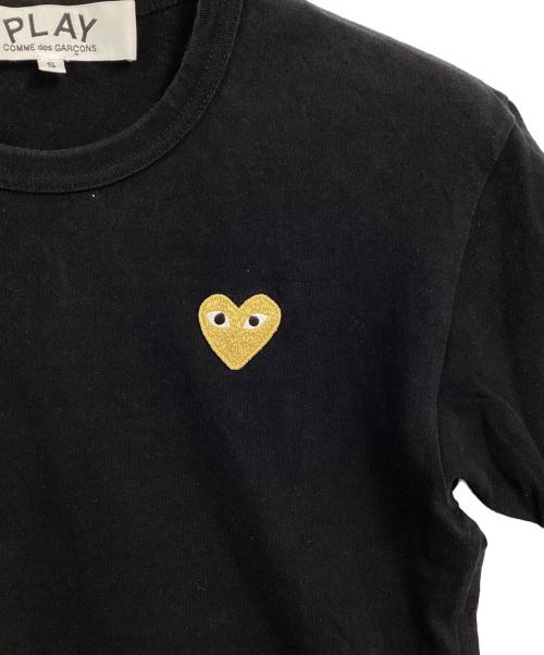 PLAY COMME des GARCONS（プレイコムデギャルソン）PLAY COMME des GARCONS (プレイコムデギャルソン) ハートロゴTシャツ ブラック サイズ:Sの古着・服飾アイテム