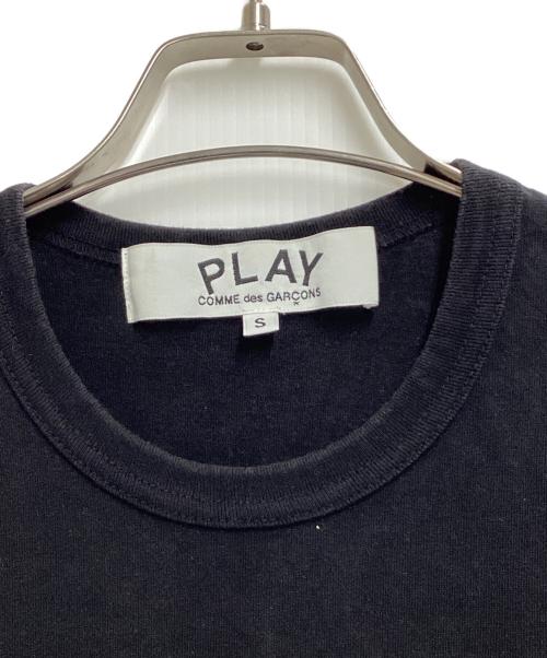 PLAY COMME des GARCONS（プレイコムデギャルソン）PLAY COMME des GARCONS (プレイコムデギャルソン) ハートロゴTシャツ ブラック サイズ:Sの古着・服飾アイテム