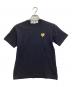PLAY COMME des GARCONS（プレイコムデギャルソン）の古着「ハートロゴTシャツ」｜ブラック