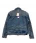 NOMANUAL (ノーマニュアル) WASHED DENIM TRUCKER JACKET インディゴ サイズ:Ｍ 未使用品：12000円