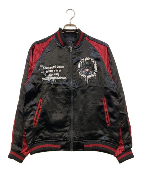 P.N.UNDERGROUND（サイコ・ネーション・アンダーグラウンド）P.N.UNDERGROUND (サイコ・ネーション・アンダーグラウンド) 東京喰種 (トーキョーグール) 金木研 リバーシブル スカジャン ブラック サイズ:下記参照の古着・服飾アイテム