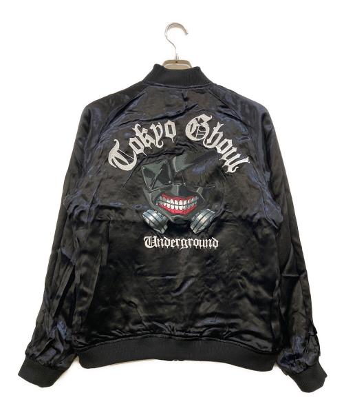 P.N.UNDERGROUND（サイコ・ネーション・アンダーグラウンド）P.N.UNDERGROUND (サイコ・ネーション・アンダーグラウンド) 東京喰種 (トーキョーグール) 金木研 リバーシブル スカジャン ブラック サイズ:下記参照の古着・服飾アイテム