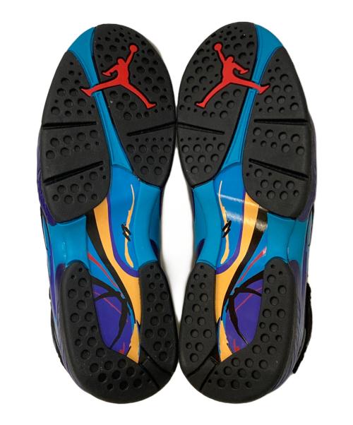 NIKE（ナイキ）NIKE (ナイキ) AIR JORDAN 8 RETRO AQUA ブラック サイズ:28.5㎝ 未使用品の古着・服飾アイテム