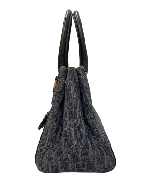 Christian Dior（クリスチャン ディオール）Christian Dior (クリスチャン ディオール) フライトライントロッタートートバッグ ブルーの古着・服飾アイテム