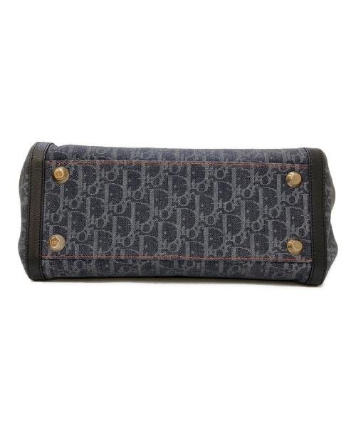 Christian Dior（クリスチャン ディオール）Christian Dior (クリスチャン ディオール) フライトライントロッタートートバッグ ブルーの古着・服飾アイテム