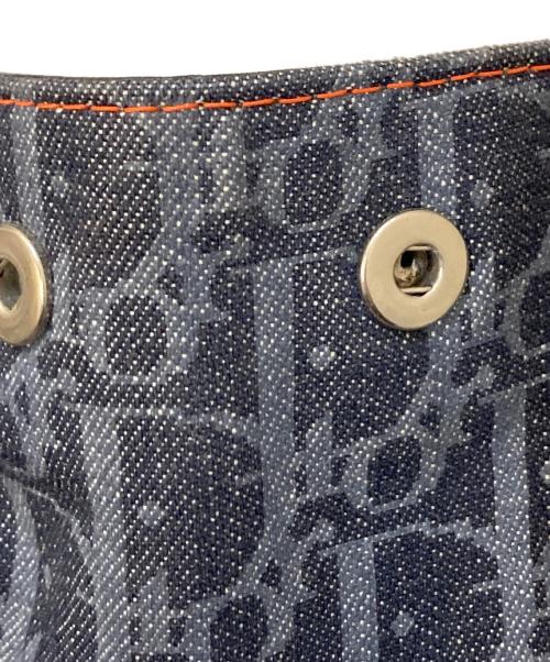 Christian Dior（クリスチャン ディオール）Christian Dior (クリスチャン ディオール) フライトライントロッタートートバッグ ブルーの古着・服飾アイテム