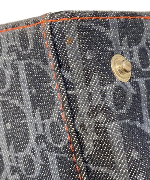 Christian Dior（クリスチャン ディオール）Christian Dior (クリスチャン ディオール) フライトライントロッタートートバッグ ブルーの古着・服飾アイテム