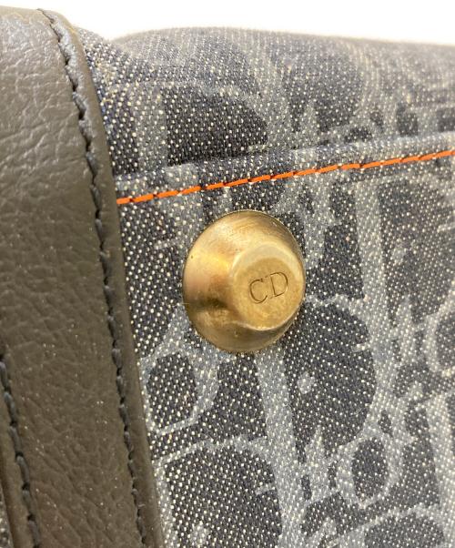 Christian Dior（クリスチャン ディオール）Christian Dior (クリスチャン ディオール) フライトライントロッタートートバッグ ブルーの古着・服飾アイテム