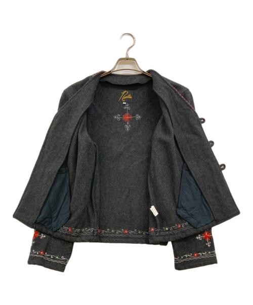 Needles（ニードルズ）Needles (ニードルズ) チロリアン刺繍カーディガン グレー サイズ:Sの古着・服飾アイテム