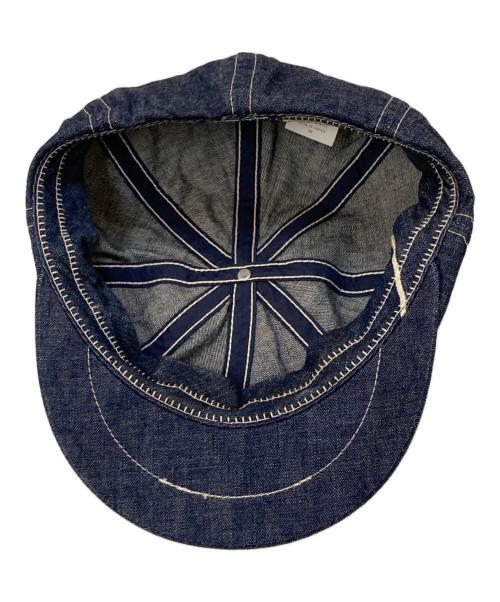 THE H.W.DOG&CO.（エイチダブリュードッグアンドコー）THE H.W.DOG&CO. (エイチダブリュードッグアンドコー) Denham (デンハム) デニムキャスケット インディゴの古着・服飾アイテム