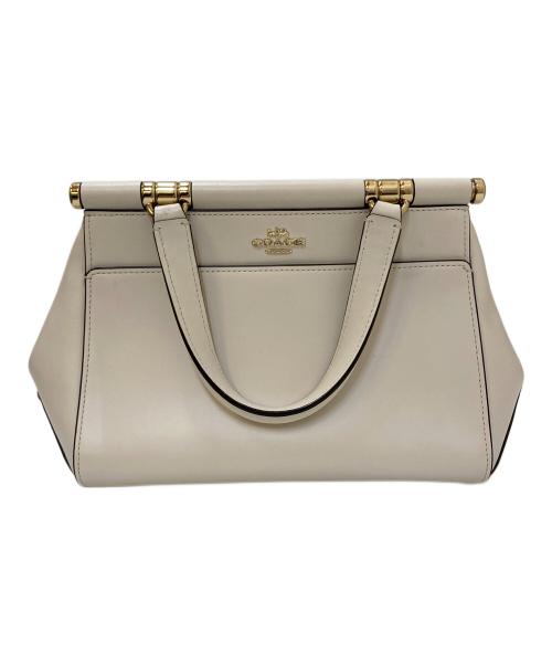 COACH（コーチ）COACH (コーチ) グレース 2WAYショルダーバッグ クリームの古着・服飾アイテム