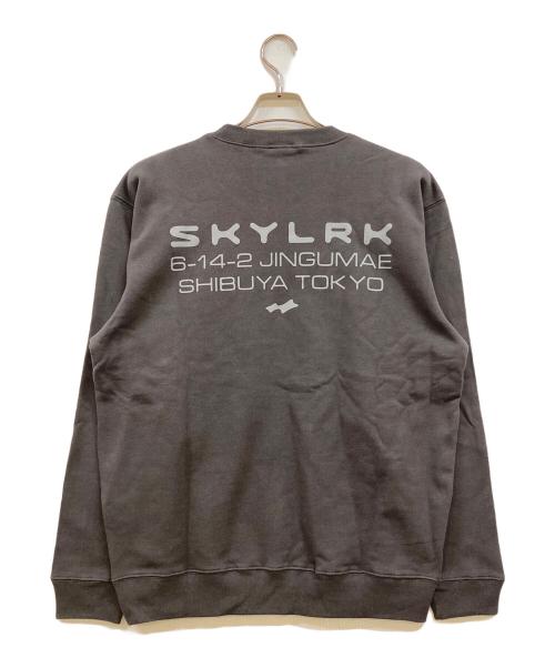 skylrk（スカイラーク）skylrk (スカイラーク) クルーネックスウェット グレー サイズ:Lの古着・服飾アイテム