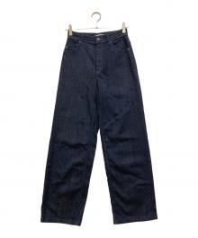 YANUK（ヤヌーク）の古着「LILITH ワイドストレートデニム」｜インディゴ