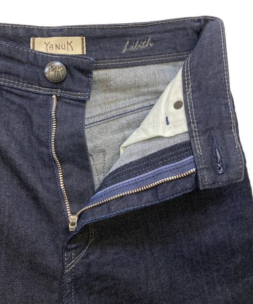 YANUK（ヤヌーク）YANUK (ヤヌーク) LILITH ワイドストレートデニム インディゴ サイズ:24の古着・服飾アイテム