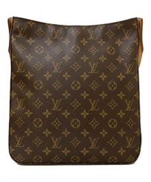 LOUIS VUITTON（ルイ ヴィトン）の古着「ルーピングGM モノグラム ショルダーバッグ」｜ブラウン