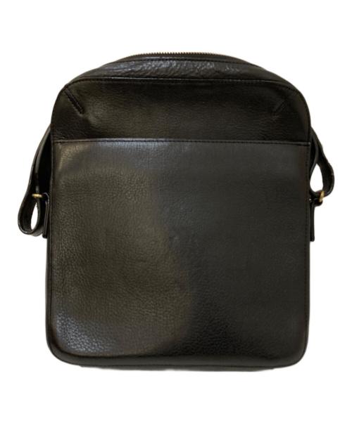 dunhill（ダンヒル）dunhill (ダンヒル) レザーショルダーバッグ ブラックの古着・服飾アイテム