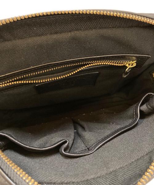 dunhill（ダンヒル）dunhill (ダンヒル) レザーショルダーバッグ ブラックの古着・服飾アイテム