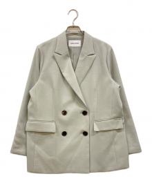 EMMEL REFINES（エメル リファインズ）の古着「ダブルジャケット」｜グリーン