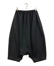 LIMI feu（リミフゥ）の古着「ウールサルエルパンツ」｜ブラック