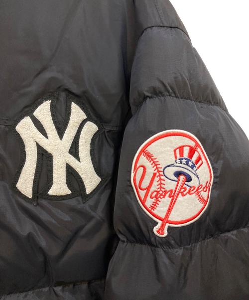 PERUSHU（ペルーシュ）Perushu (ペルーシュ) MLB (エムエルビー) 中綿ジャケット ブラック サイズ:Lの古着・服飾アイテム