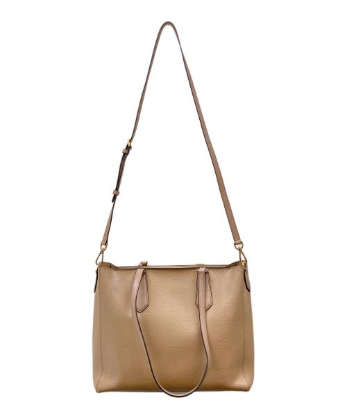 MICHAEL KORS（マイケル・コース）MICHAEL KORS (マイケル・コース) KIMBERLYトートバッグ ブラウンの古着・服飾アイテム