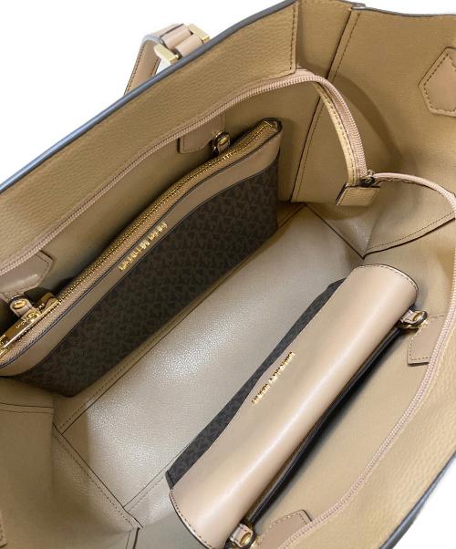 MICHAEL KORS（マイケル・コース）MICHAEL KORS (マイケル・コース) KIMBERLYトートバッグ ブラウンの古着・服飾アイテム