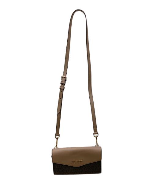 MICHAEL KORS（マイケル・コース）MICHAEL KORS (マイケル・コース) KIMBERLYトートバッグ ブラウンの古着・服飾アイテム