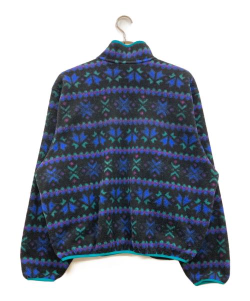 L.L.Bean（エルエルビーン）L.L.Bean (エルエルビーン) 80s 幾何学模様フリースジャケット ブラック サイズ:下記参照の古着・服飾アイテム