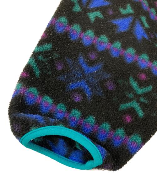 L.L.Bean（エルエルビーン）L.L.Bean (エルエルビーン) 80s 幾何学模様フリースジャケット ブラック サイズ:下記参照の古着・服飾アイテム