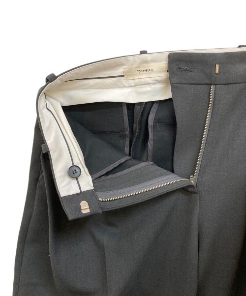 TODAYFUL（トゥデイフル）TODAYFUL (トゥデイフル) Bonding Wide Trousers グレー サイズ:36の古着・服飾アイテム