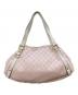 GUCCI (グッチ) アビーGGキャンバス トートバッグ ピンク×アイボリー：50000円