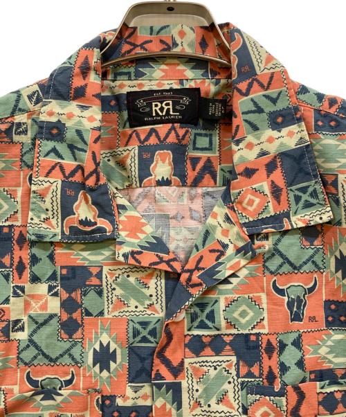 RRL（ダブルアールエル）RRL (ダブルアールエル) Print Woven Camp Shirt マルチカラー サイズ:Ｌの古着・服飾アイテム