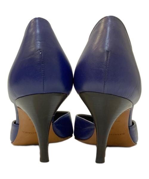 BALENCIAGA（バレンシアガ）BALENCIAGA (バレンシアガ) ポインテッドトゥパンプス ブルー サイズ:38の古着・服飾アイテム