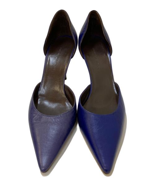 BALENCIAGA（バレンシアガ）BALENCIAGA (バレンシアガ) ポインテッドトゥパンプス ブルー サイズ:38の古着・服飾アイテム