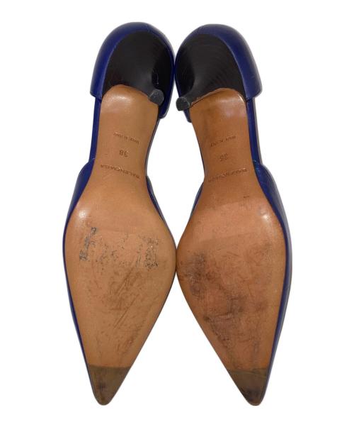 BALENCIAGA（バレンシアガ）BALENCIAGA (バレンシアガ) ポインテッドトゥパンプス ブルー サイズ:38の古着・服飾アイテム